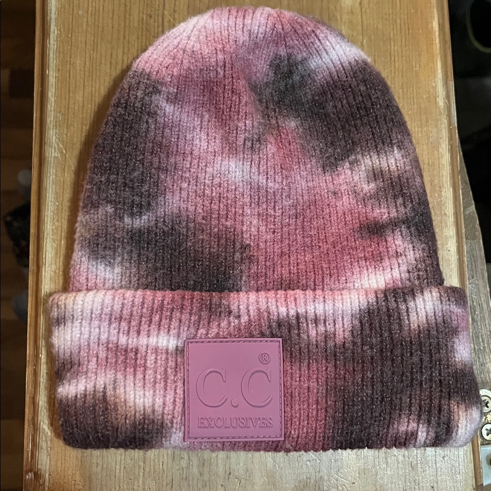 CC Brand Pink and Brown Women’s Beanie